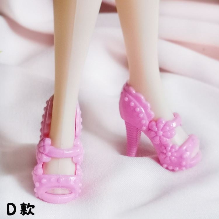 40厘米娃娃11关节sd洋娃娃高跟鞋乐乐芭比娃娃换装鞋子过家家玩具
