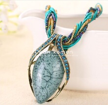 Bohemian Ethnic Retro Necklace women波西米亚民族风复古项链女