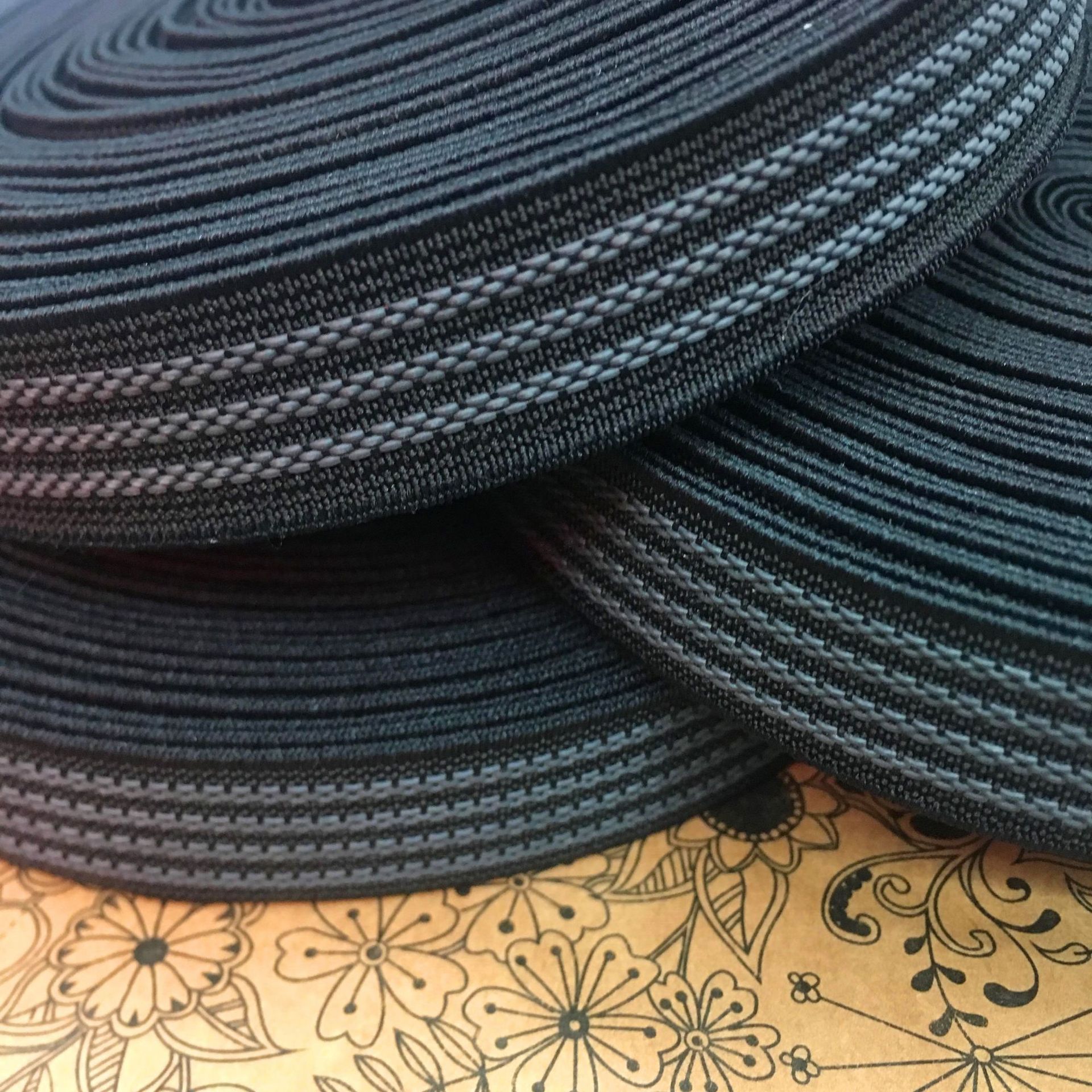 5cm止滑松紧带3cm灰色橡筋松紧带