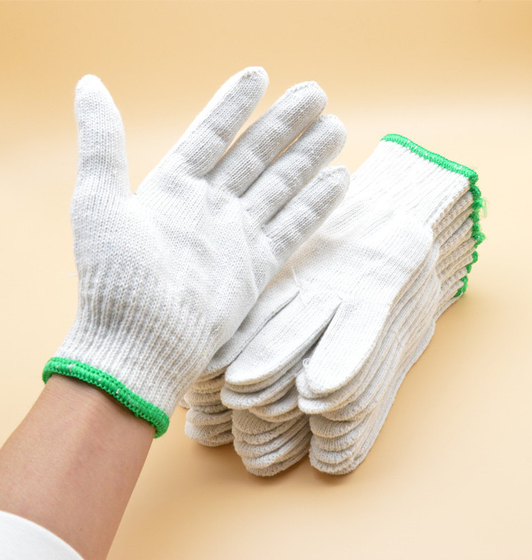 劳保手套 棉纱手套 加厚针织手套 线手套灯罩棉500g手套劳保用品