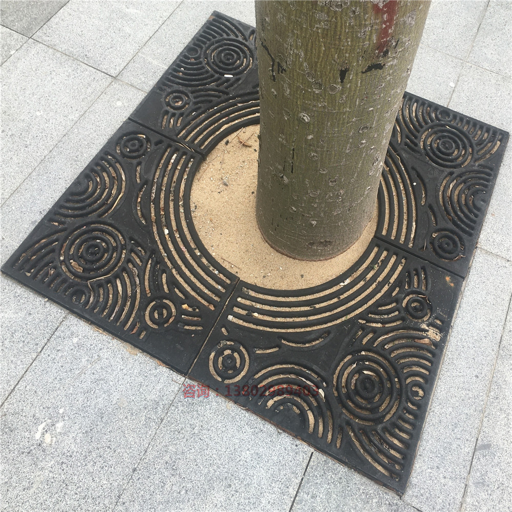 厂家生产批发铸铁盖板 定制铸铁树池盖板 铸铁树池篦子规格可定制