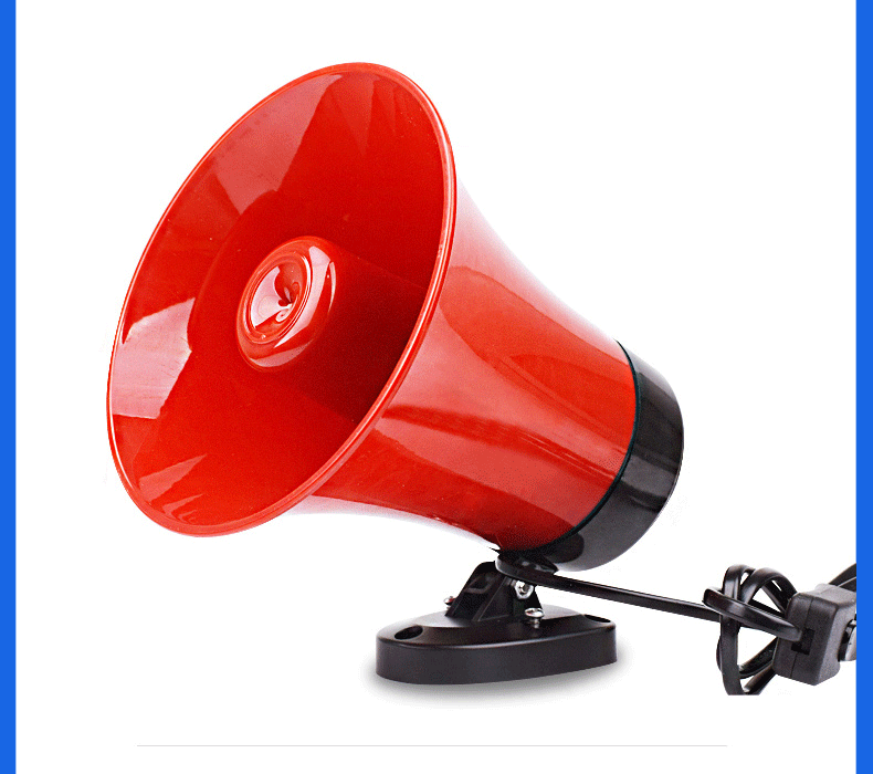 车载宣传196l喇叭大功率扩音器活动促销喊话大声喊话12-90伏通用