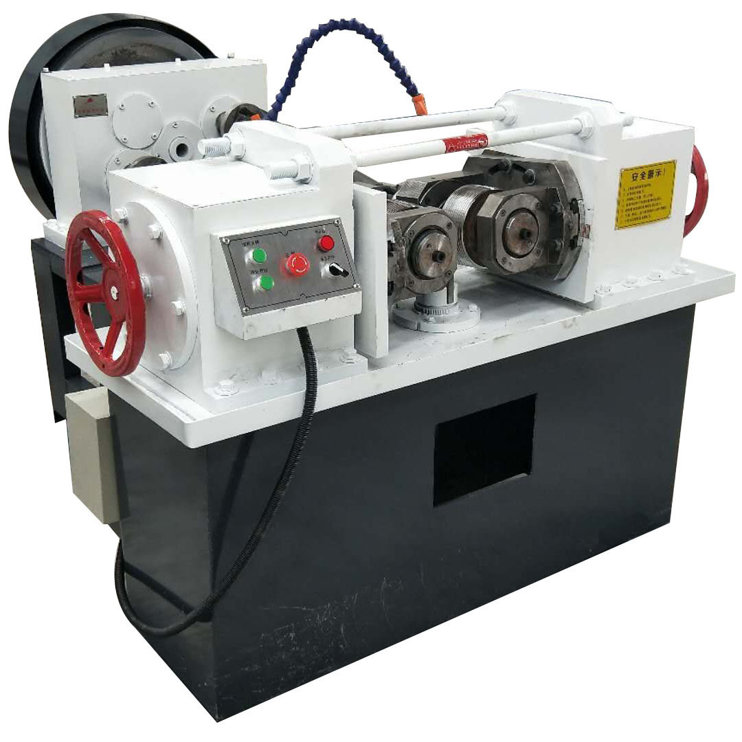 地脚螺栓滚丝机建筑工地丝杆机双轴t型螺纹丝杠机