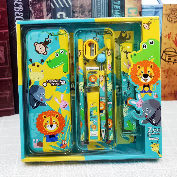 学生文具套装礼盒六一文具礼品儿童自动铅笔组合套餐学习用品批发