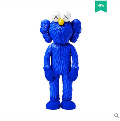 mand kaws x 芝麻街bff公仔限量手办模型玩偶玩具摆件潮流周边