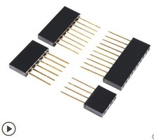 Arduino专用单排座针长11mm排母座加长排母2.54  2/3/4/6/8/10P