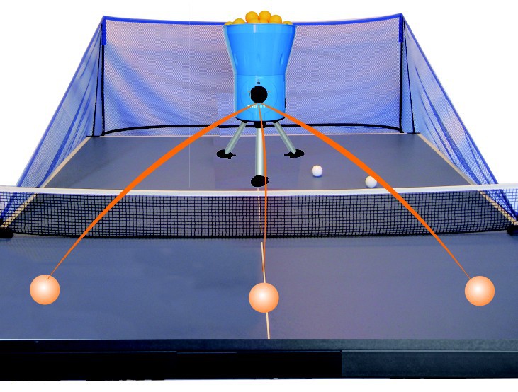 奥奇oukei 乒乓球发球机器 e1a乒乓球发球机 左右多点发射