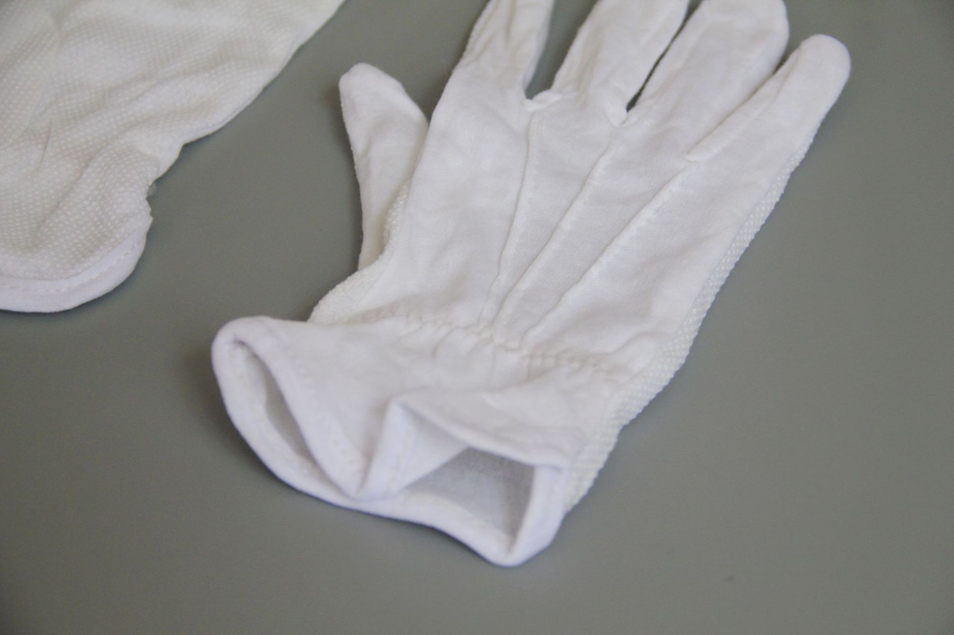 白色作业棉手套 劳保防护防滑手套文玩礼仪工作无尘手套 不含运费