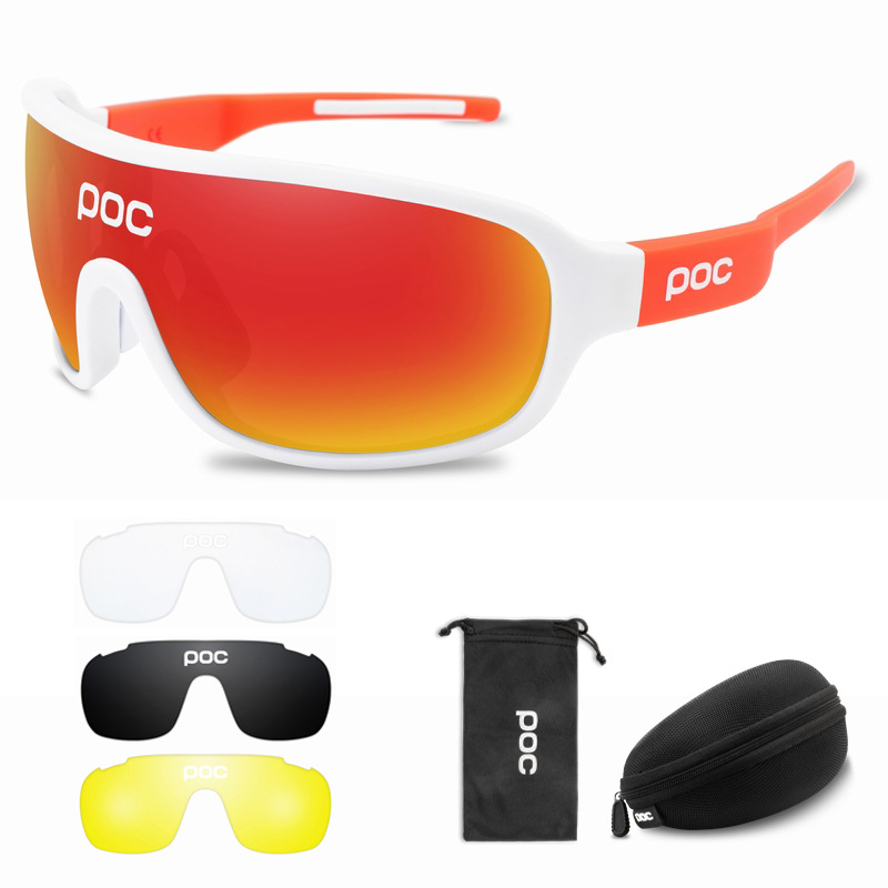 Poc Do Blade 4 Lens Set Full Frame Cycling Glasses Sports Outdoor Bicycle Goggles Cycling