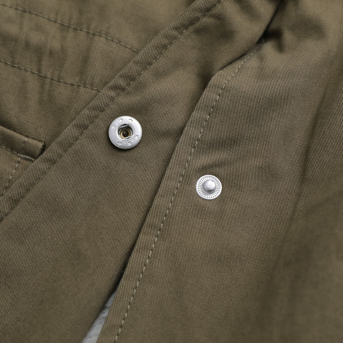 011550时尚翻领内胆厚实兔毛风衣原宿风休闲工装显瘦外套棉服女