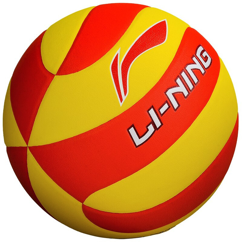 李宁排球贴皮室内外训练比赛专用5号充气柔软训练排球 lvqk003-1