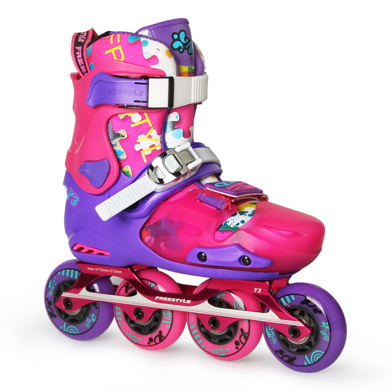 费斯y3轮滑溜冰鞋儿童初学者男女童可调滑冰鞋专业旱冰鞋儿童