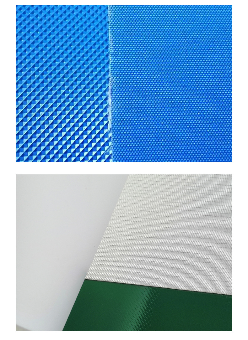 厂家直供白色兰色输送带 pu传输皮带 蓝色食品带 挡板输送带定制