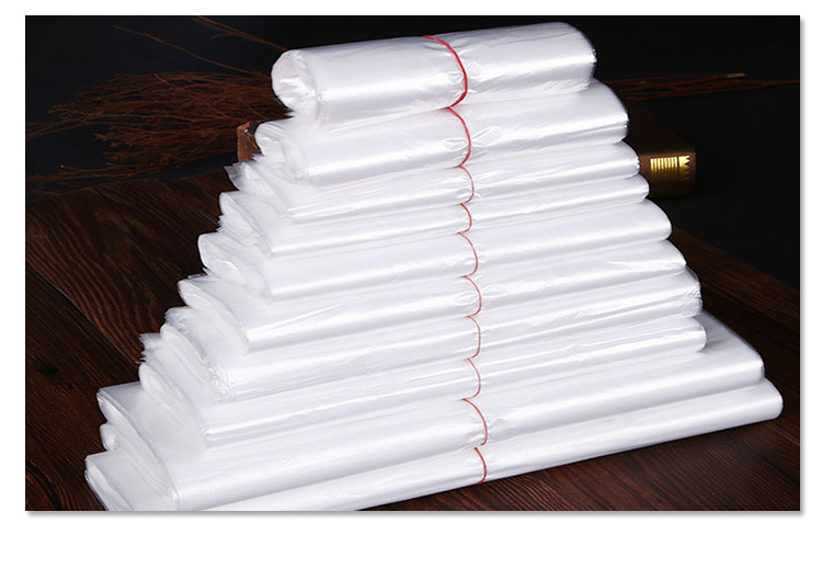 透明塑料袋包子袋外卖打包袋 超市小白袋生鲜水果食品袋定 制logo