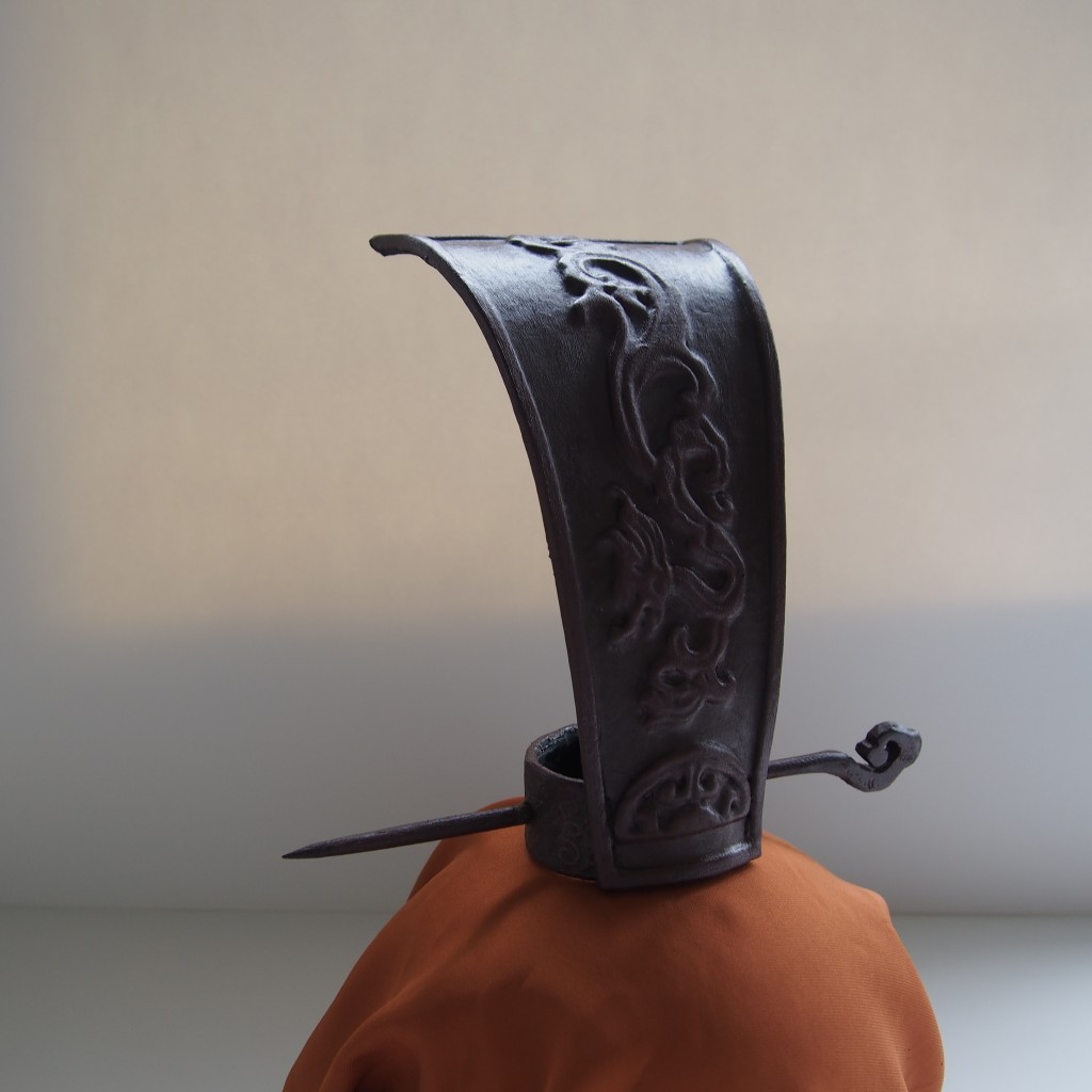 浮雕束发冠皮冠秦汉代束发冠魏晋南北朝皮冠古装剧束发冠演出皮冠