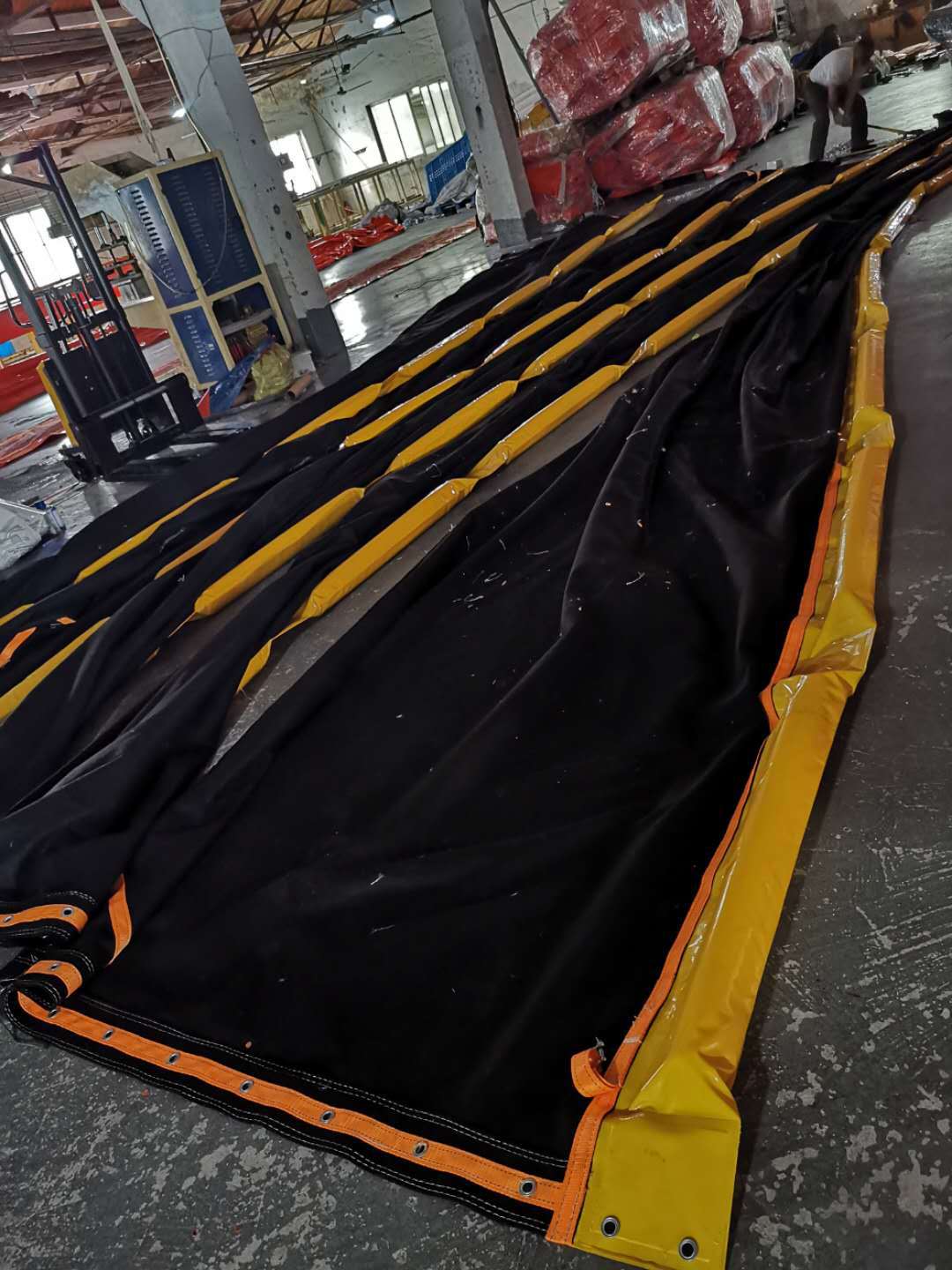 防污屏佳和环保pvc污水拦截防污屏水域污染专业产品防污屏