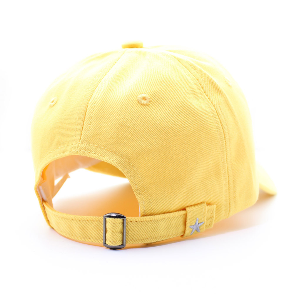 外贸款ins风韩版刺绣五角星星卡通棒球帽男女运动情侣鸭舌帽子潮