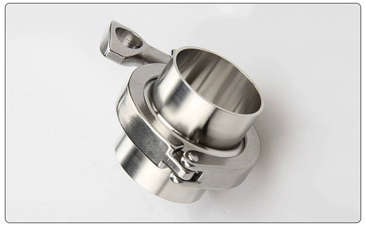 卫生级304不锈钢快装接头卡箍套装快速焊接直接端头卡盘固定卡扣