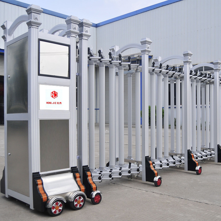 红杰电动悬浮伸缩门门别墅大门悬空行走乡村庭院电动门大门