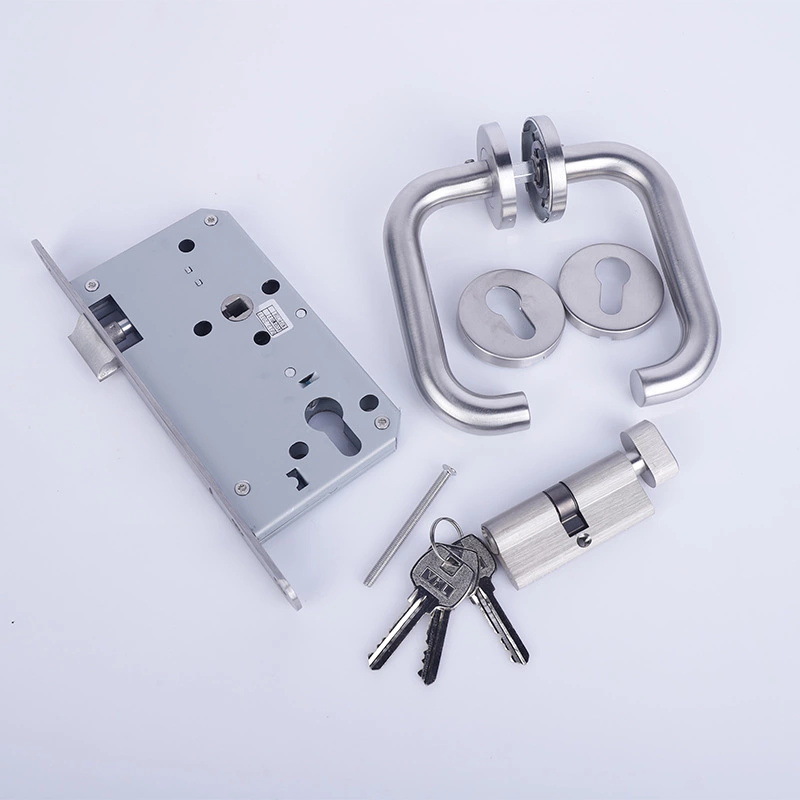 厂家5572 6072锁体 不锈钢防火门消防通道门锁逃生门把手锁防火锁