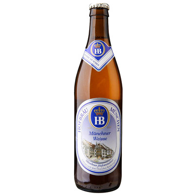 啤酒hb啤酒德国啤酒慕尼黑皇家小麦啤酒 白啤酒500ml*20瓶