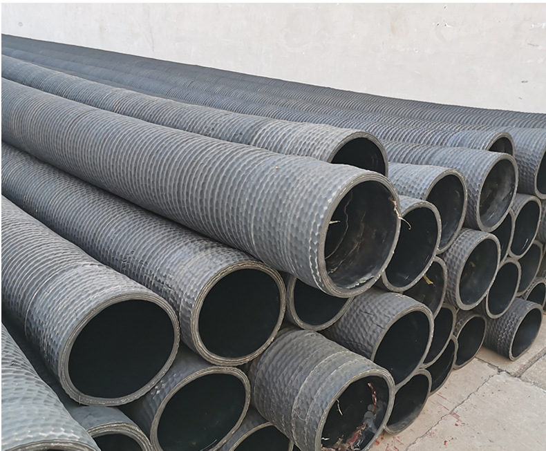 厂家直销耐磨橡胶管 耐高压橡胶高压管 高压水管黑色缠绕橡胶软管