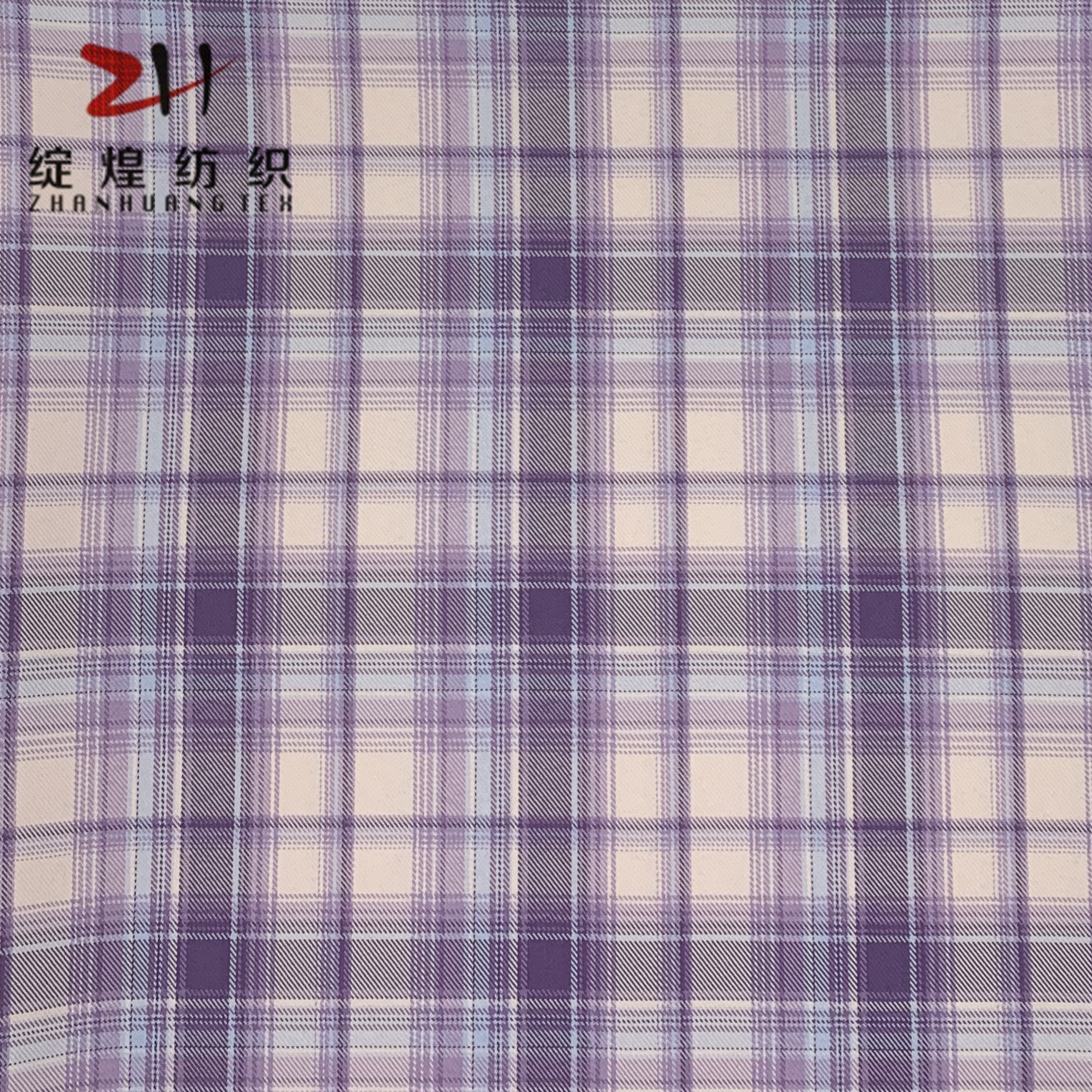 厂家现货 全涤色织格子布jk制服面料百褶裙格裙女装西装面料 供应