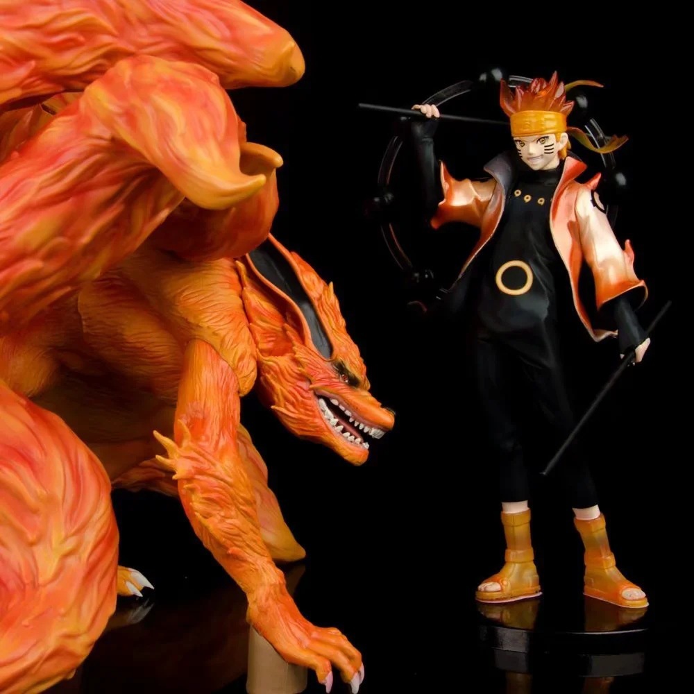 火影忍者 九喇嘛 六道仙人 鸣人 九尾妖狐 雕像 gk 手办摆件模型