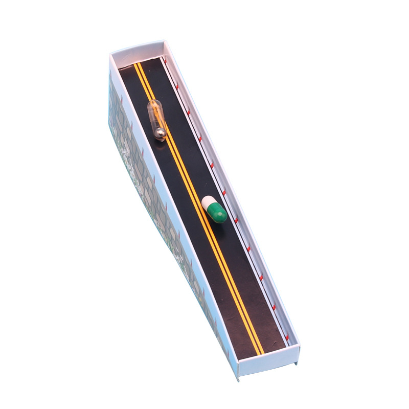 小学生科技小制作小发明儿童科学实验玩具stem教具会翻跟头的胶囊