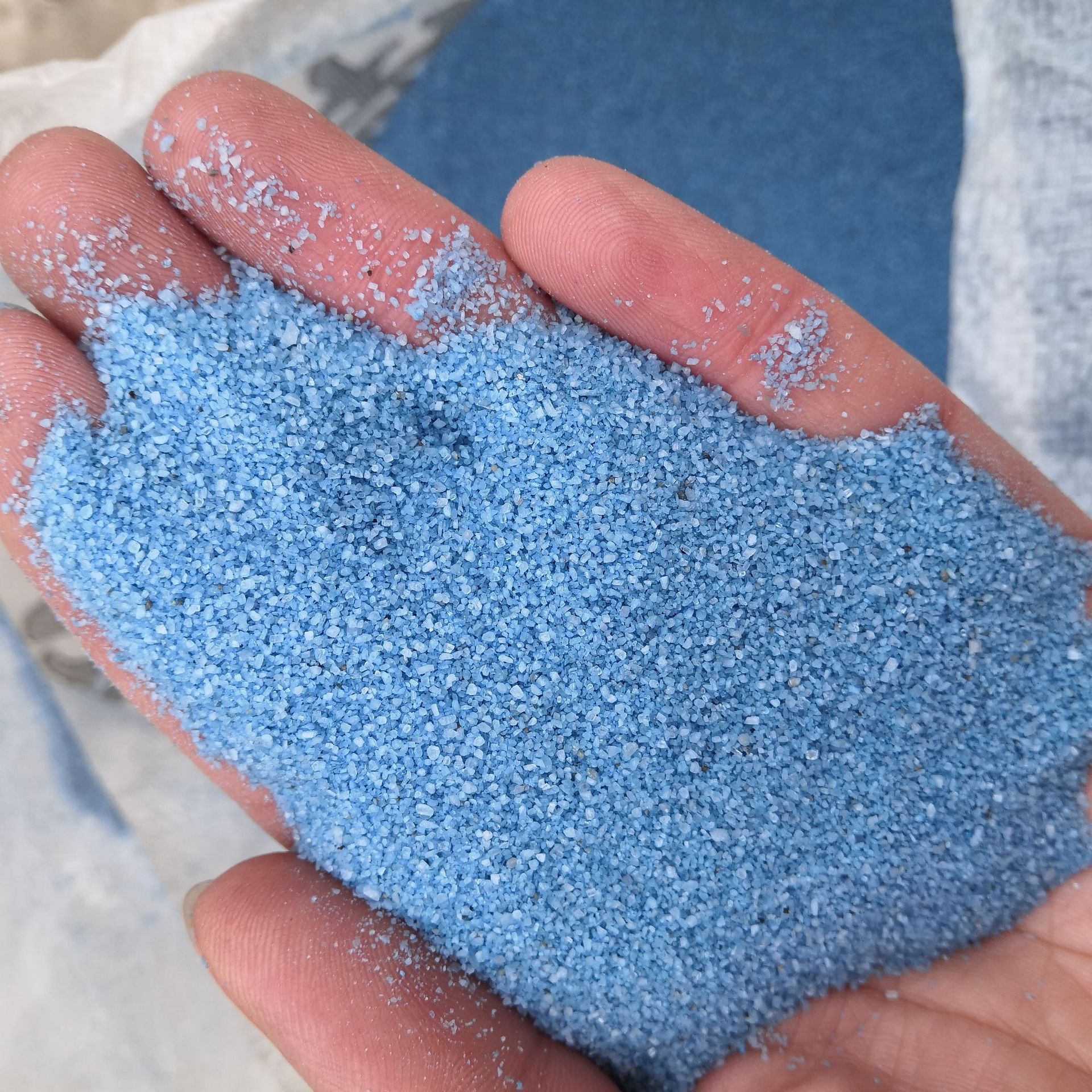 厂家生产彩砂 染色彩砂 儿童沙画细沙 烧结彩砂