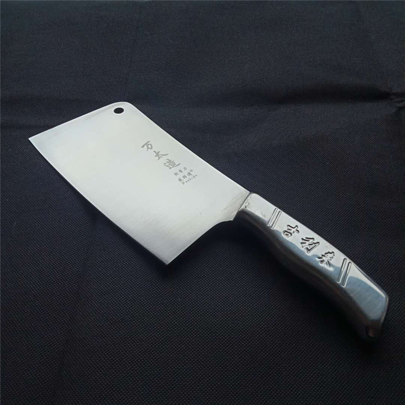 斩骨刀发师傅万太刀具银匠砍切两用不锈钢厨用刀斩切两用刀家用刀