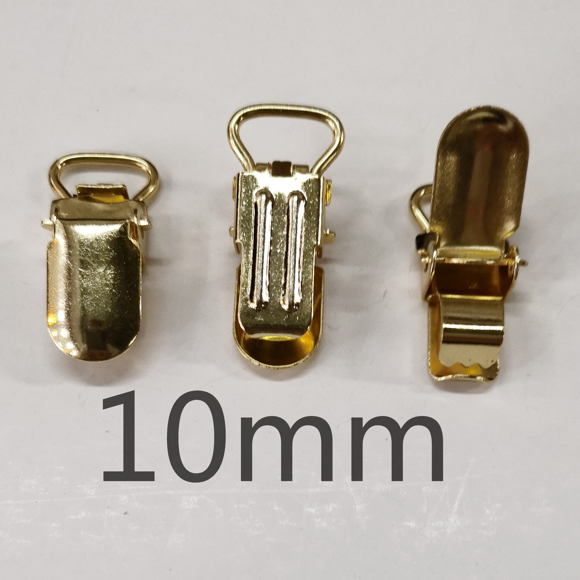 服饰配件吊带扣箱包配件鸭嘴扣金色银色特细鸭嘴扣鳄鱼扣服装扣