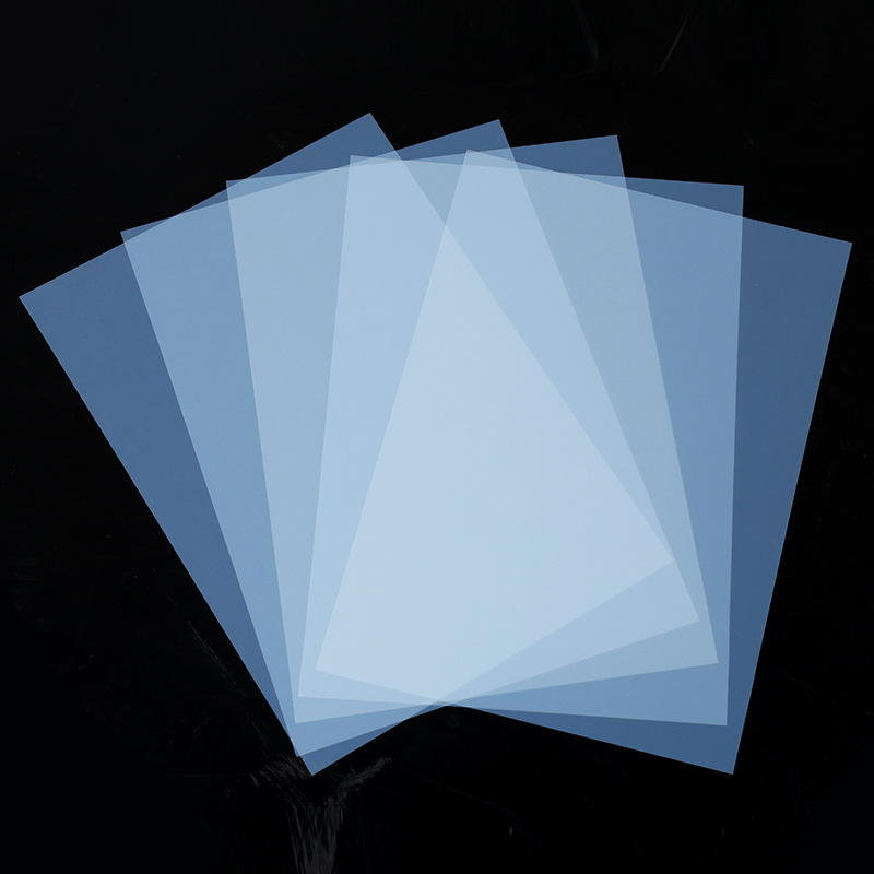 a4/a3喷墨防水胶片滴胶透明打印胶片 乳白色丝网印刷菲林制版胶片