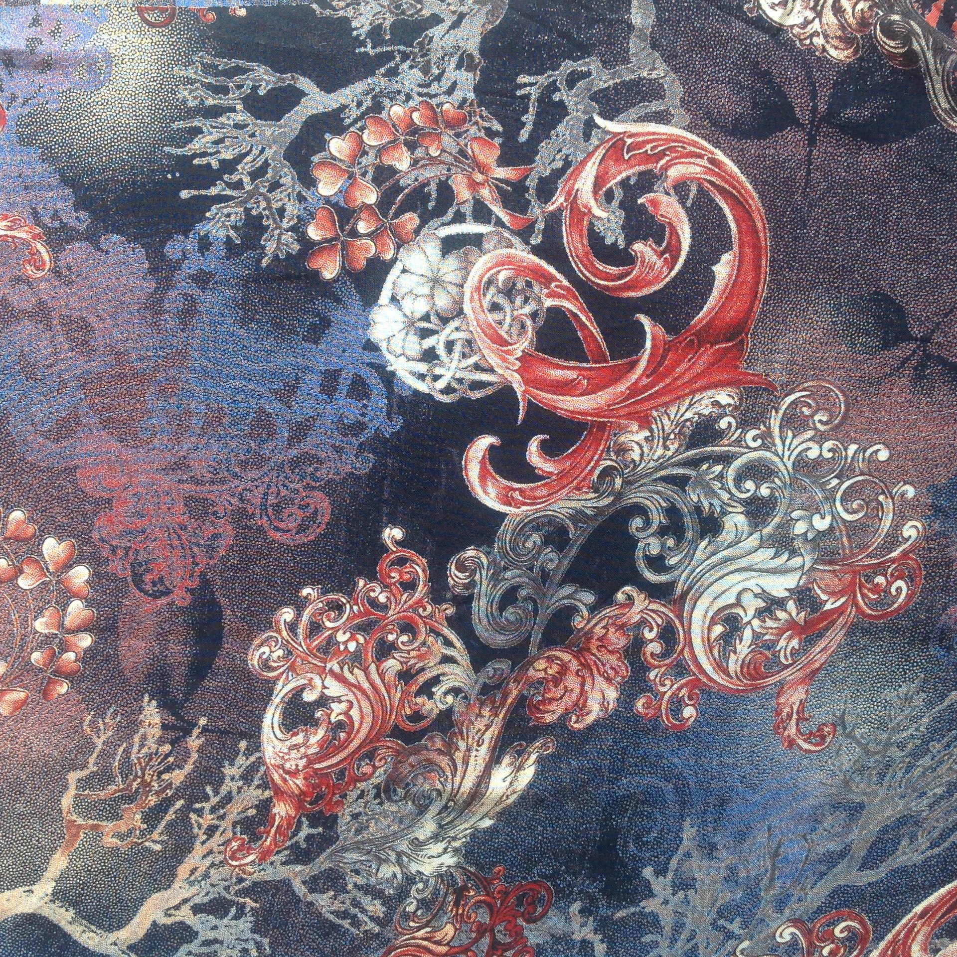 3068雕印人棉 人造棉仿数码印花中老年棉绸套装 工厂直销量大从优