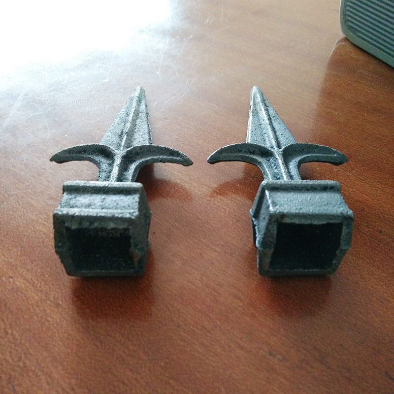 金属栏杆铁箭头 铁艺护栏配件护栏围栏装饰枪头铸造镀锌矛头批发