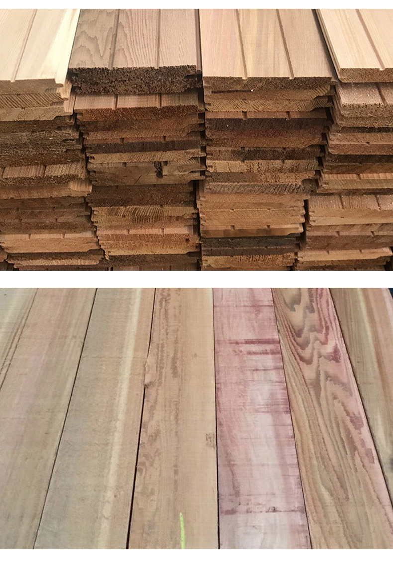 加工定制红雪松木板 吊顶飘窗防腐红雪松木 家居橱柜红雪松木材