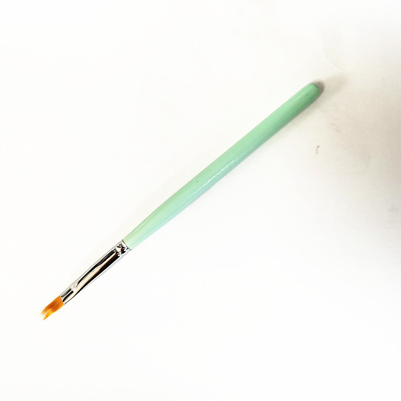 美甲热销绘画笔刷渐变笔晕染笔黑色双层渐变笔粉杆渐变晕染笔单支