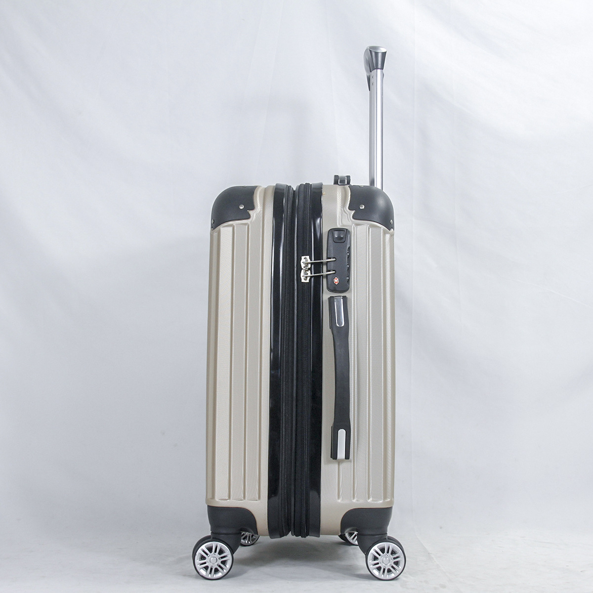 商务旅行箱密码箱扩展层定制logo行李箱防刮耐磨包角万向轮拉杆箱