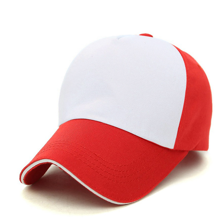 儿童广告帽纯棉学生运动会棒球帽幼儿园帽可印logo男女宝宝遮阳帽