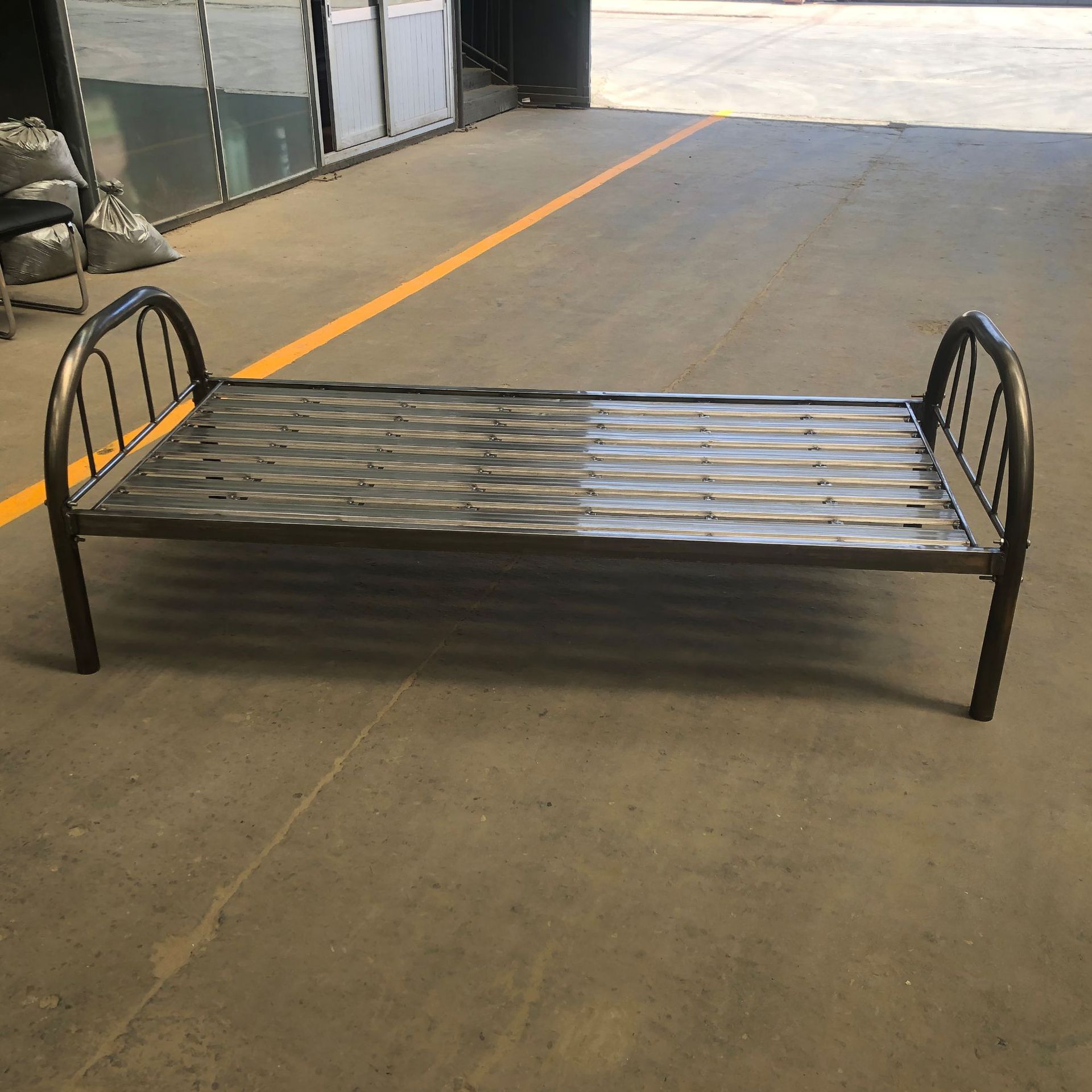 宿舍床折叠床 铁架床双层员工学生宿舍床高低床学校铁床厂家