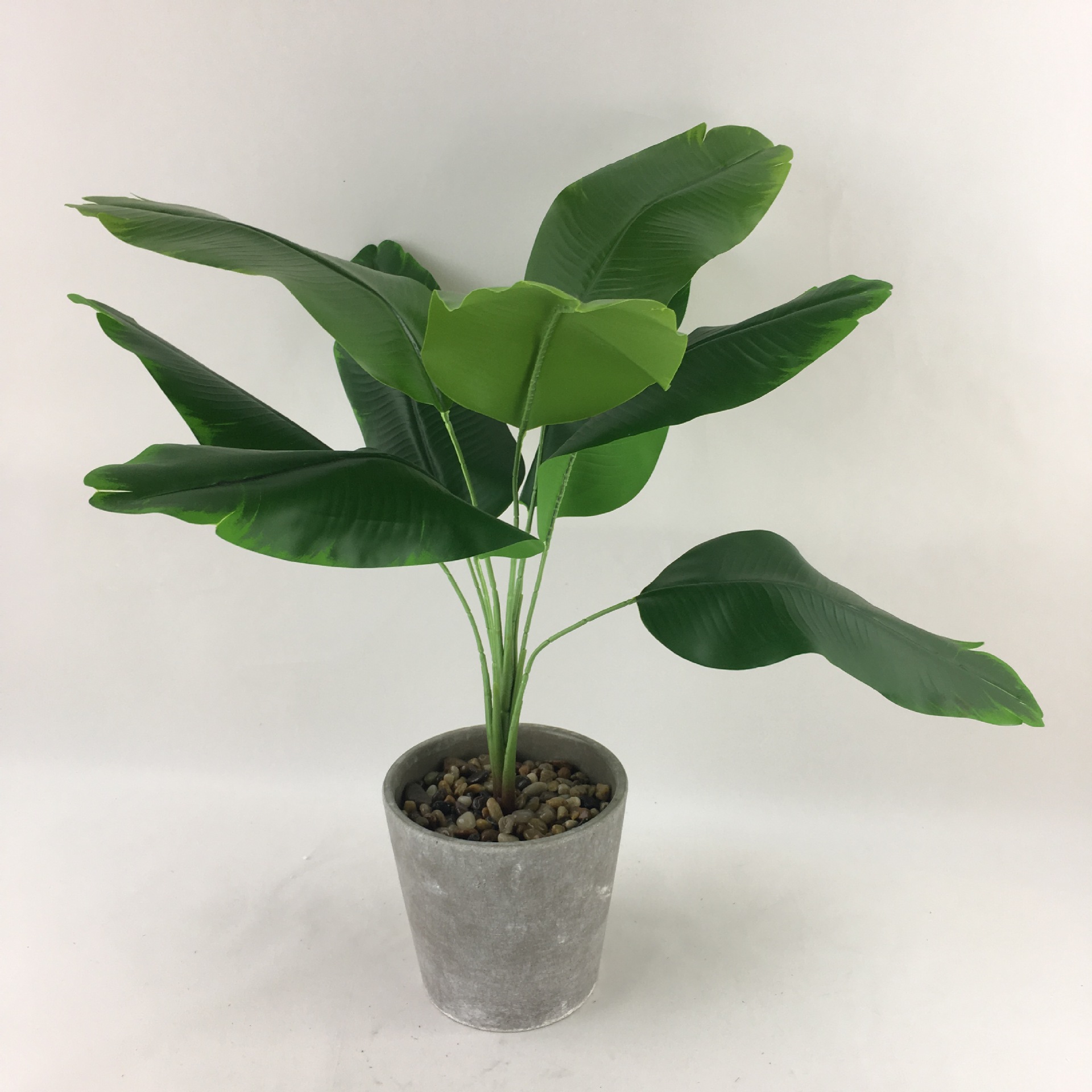 仿真旅人蕉小棵9叶芭蕉树美人蕉欧式家居装饰假树绿植叶子天堂鸟