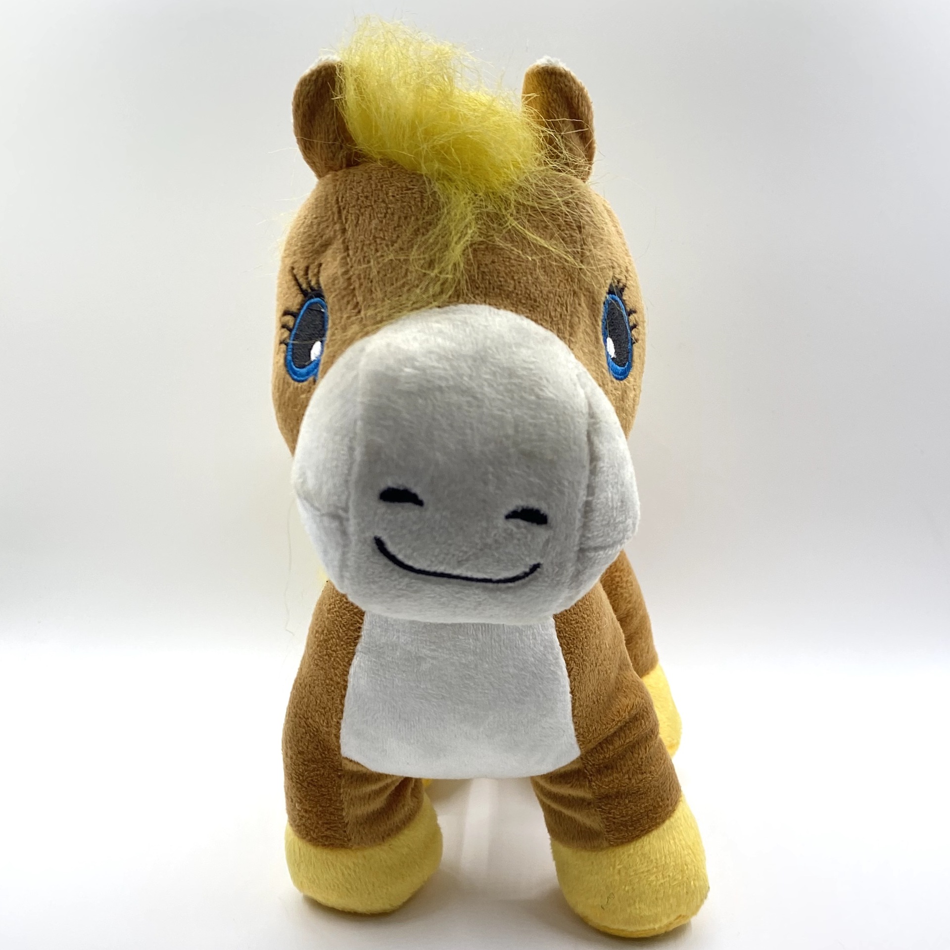 厂家销售 创意款小马毛绒玩具 彩色小马公仔儿童玩偶 毛绒娃娃