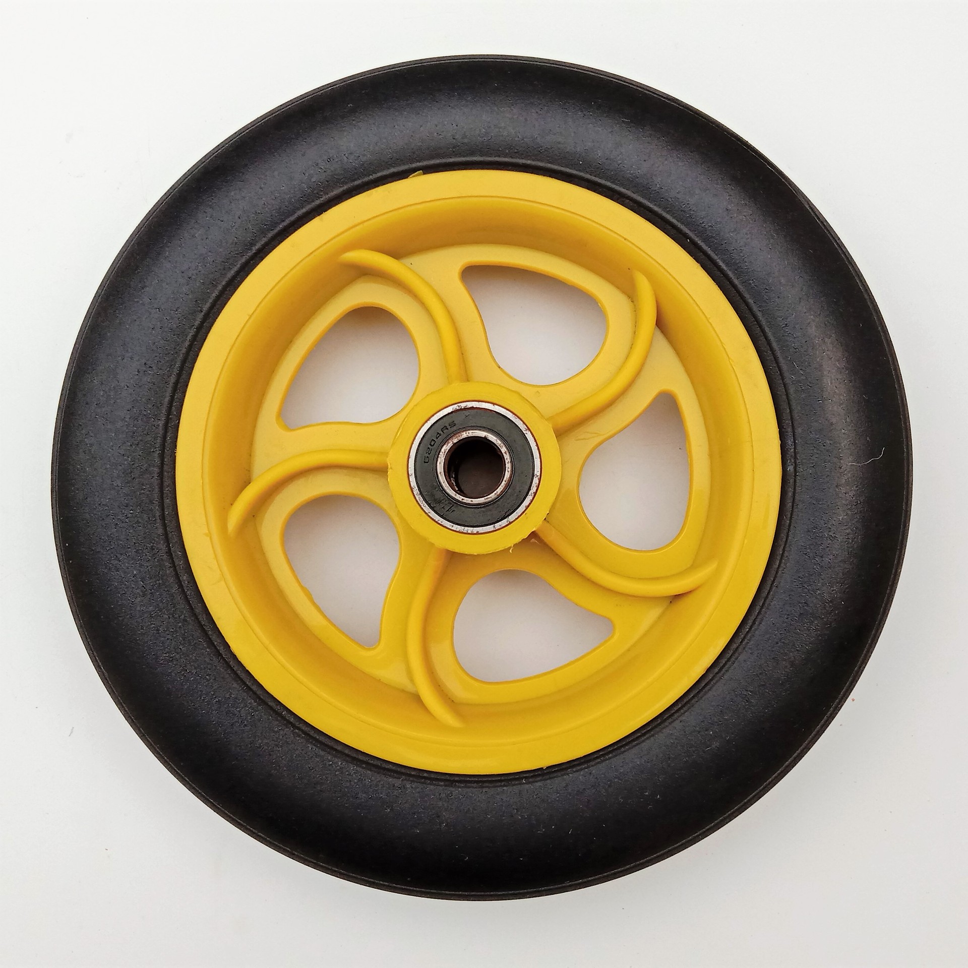 脚轮万向轮 橡胶轮 实心轮 300-8轮子 工矿轮塑料轮辐 黑胶轮升翔