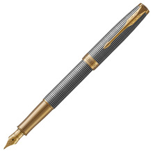 派Ke  钢笔定制 2015卓尔金色流年墨水笔 商务办公签字笔礼品笔