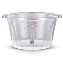 绞肉机碗1.2L、2L、3L玻璃精白料  家用小型绞肉机配件现货供应