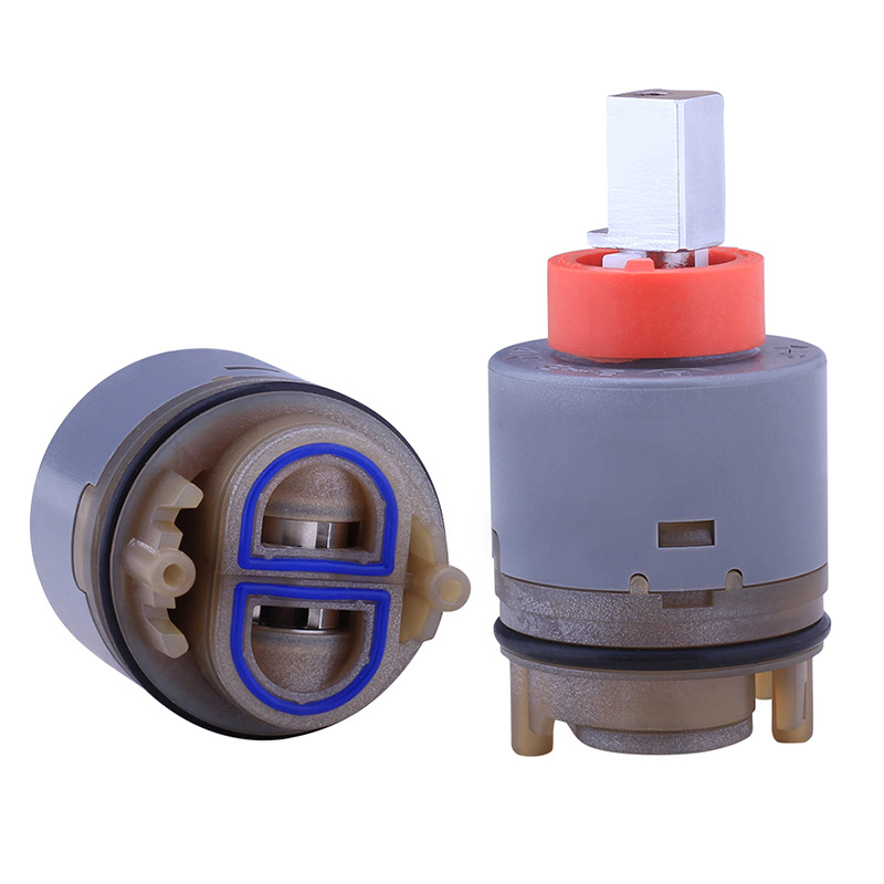 c40g-ph塑料水龙头阀芯 40mm压力平衡阀芯 水暖五金阀芯配件