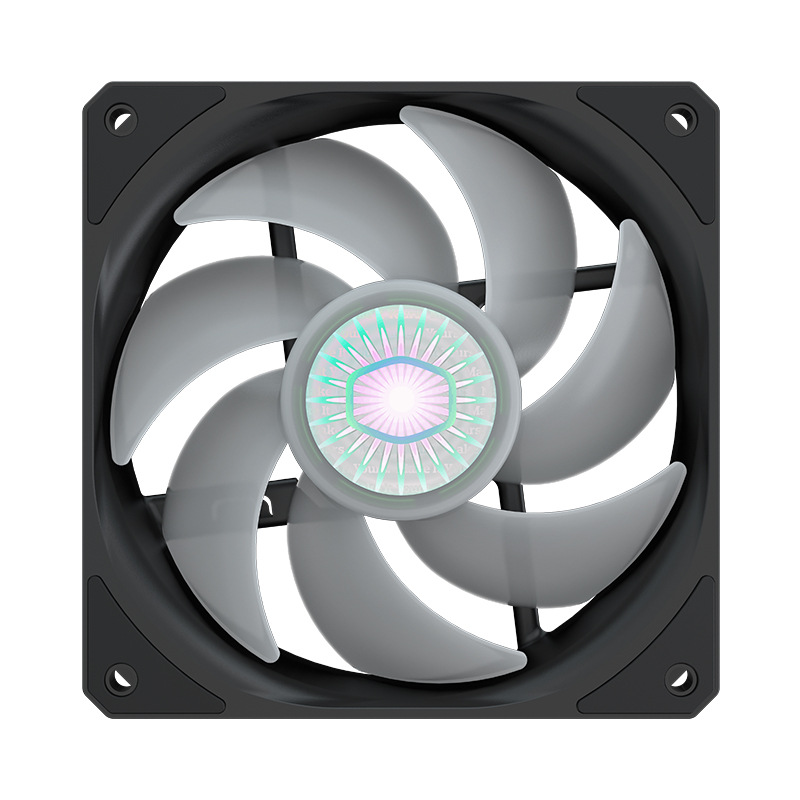 cooler master/酷冷至尊 漩涡sf120 rgb 12cm pmw智能温控风扇