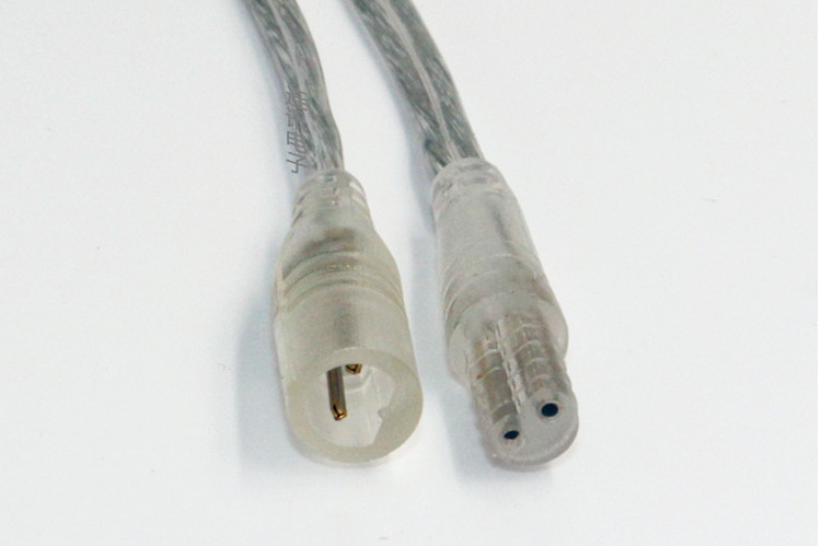 m8迷你防水快速对接公母插头led灯带红外人体感应器防水连接线头