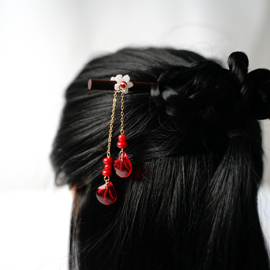 古典手工发簪木质簪子发钗古装汉服头饰简约古风盘发丸子头发饰女