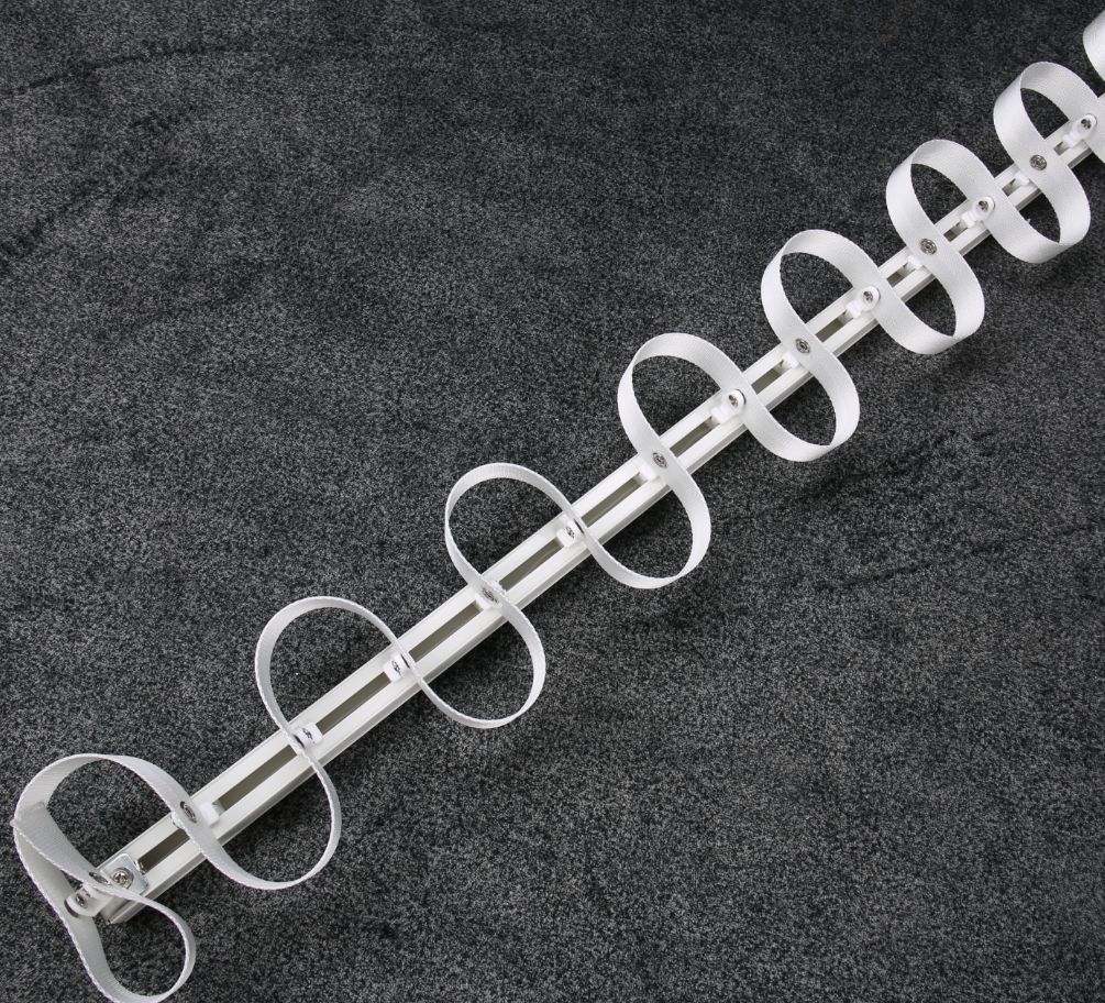 8成交7915米酒店餐厅电动窗帘轨道 悬挂式s形窗帘滑轮 蛇形帘3cm高强